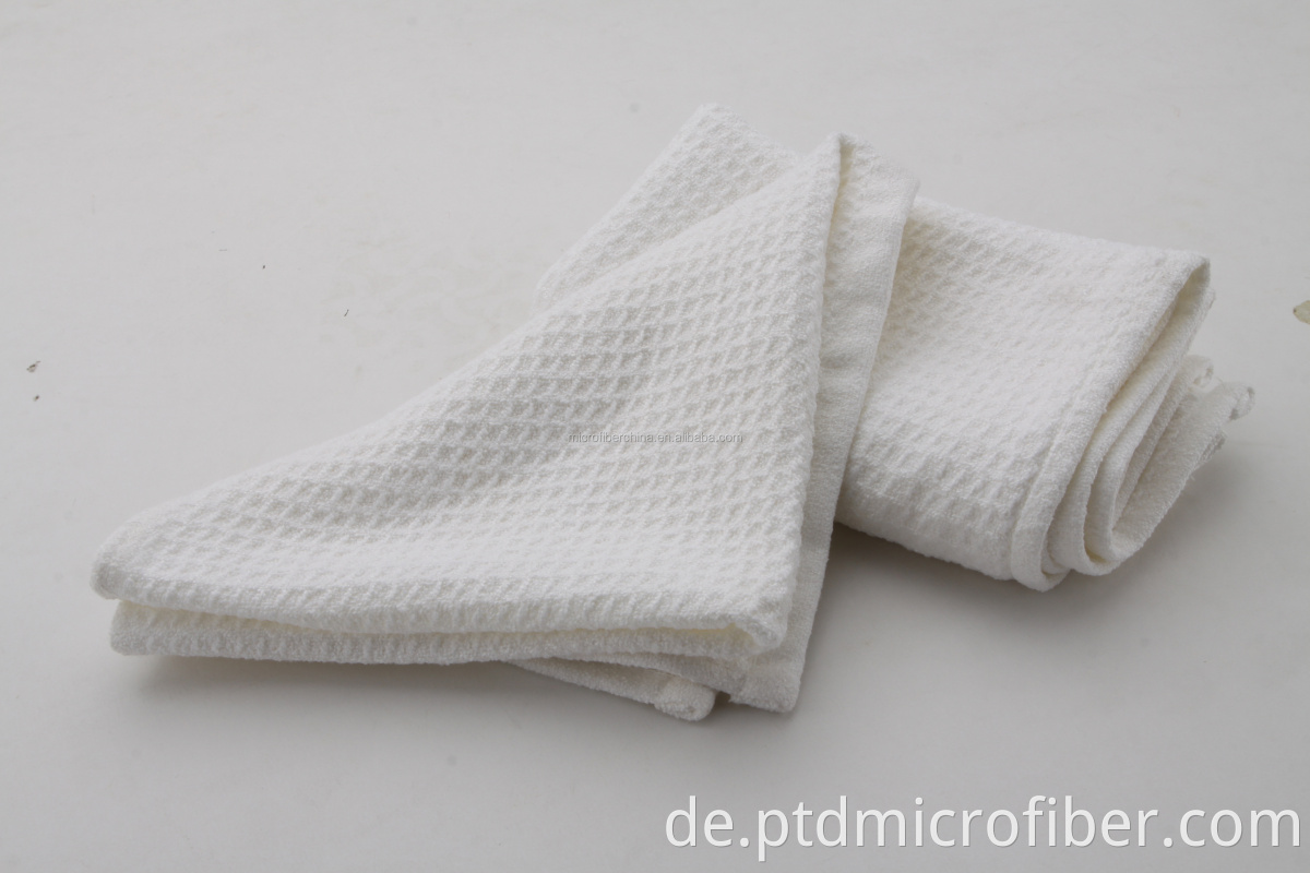 Microfiber waffle face towel